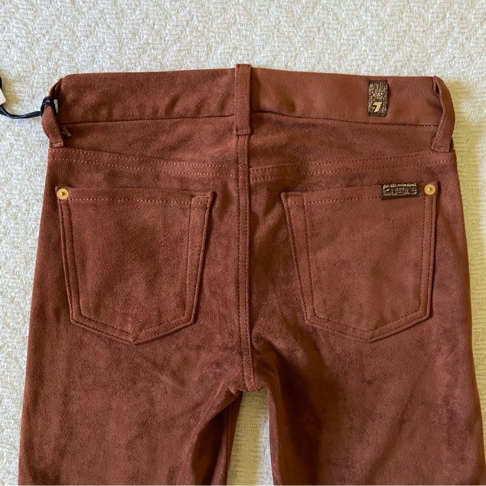 7 For All Mankind The Sueded Skinny Pant - Picture 5 of 13